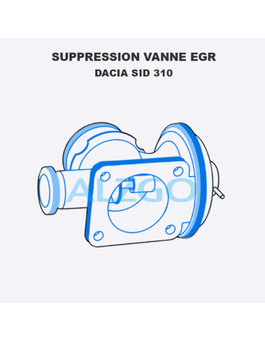 FORFAIT SUPPRESSION VANNE EGR DACIA...