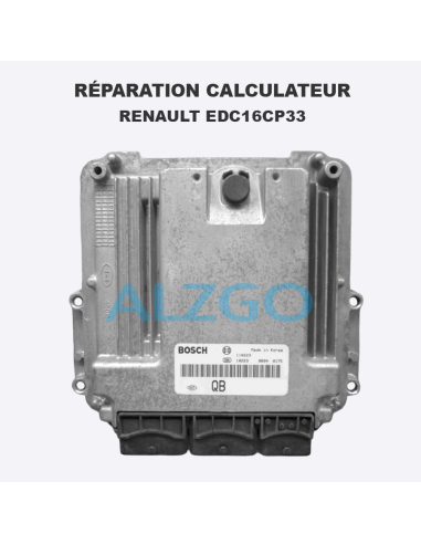 REPARATION CALCULATEUR RENAULT EDC16CP33
