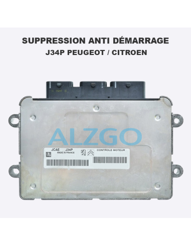 SUPPRESSION ANTI DEMARRAGE J34P...