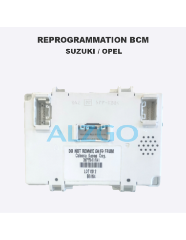 REPROGRAMMATION BCM SUZUKI / OPEL