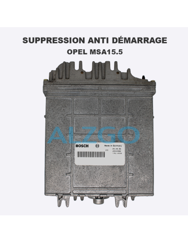 SUPPRESSION ANTI DEMARRAGE OPEL MSA15.5