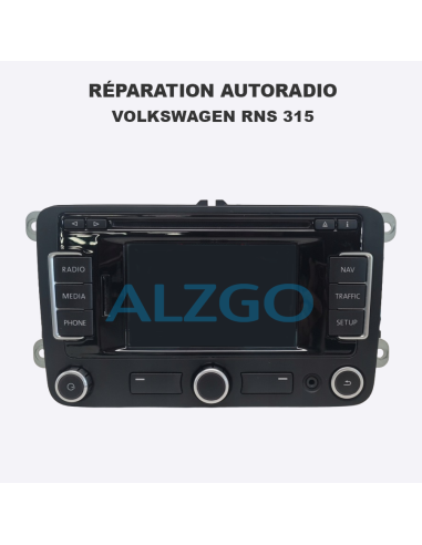REPARATION AUTORADIO VOLKSWAGEN RNS 315