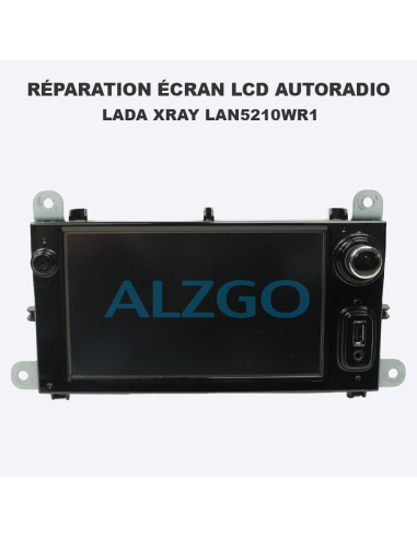 REPARATION ECRAN LCD AUTORADIO LADA...