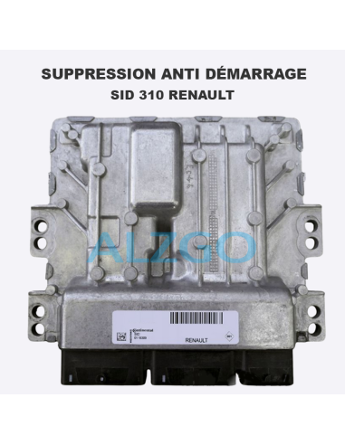 SUPPRESSION ANTI DEMARRAGE SID 310...