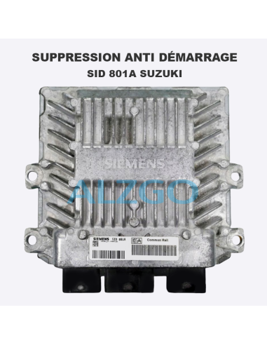 SUPPRESSION ANTI DEMARRAGE SID 801A...