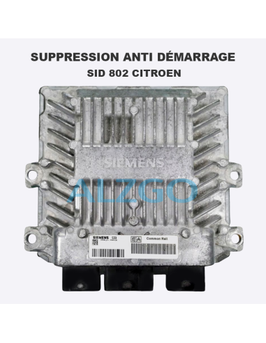 SUPPRESSION ANTI DEMARRAGE SID 802...