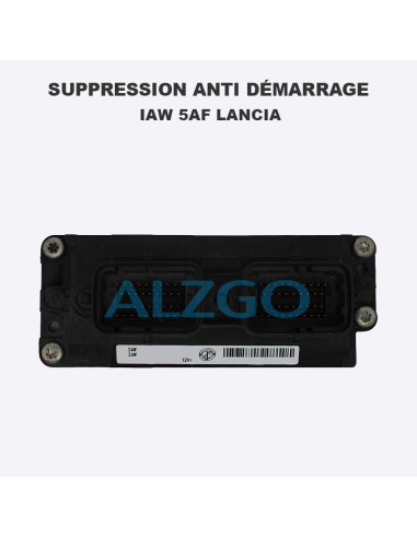 SUPPRESSION ANTI DEMARRAGE IAW 5AF...