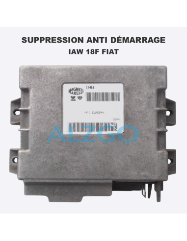 SUPPRESSION ANTI DEMARRAGE IAW 18F FIAT