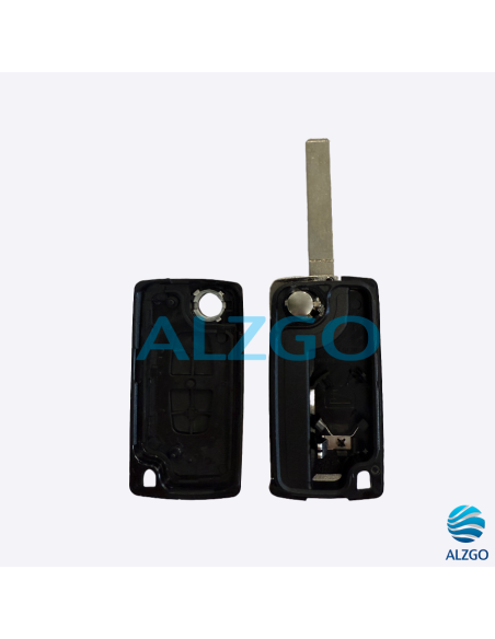 COQUE CLEF CITROEN BERLINGO - 2 BOUTONS - CE0536 - VA2