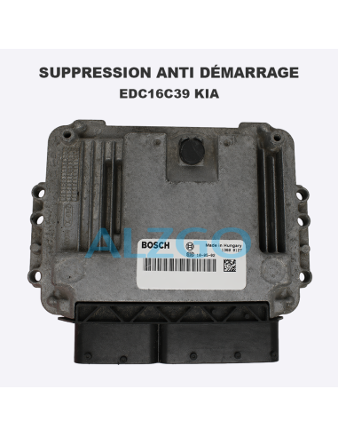 SUPPRESSION ANTI DEMARRAGE EDC16C39 KIA