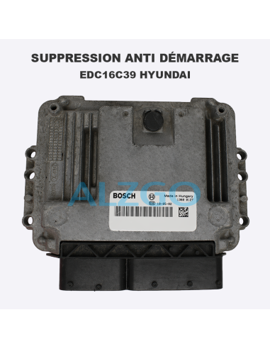 SUPPRESSION ANTI DEMARRAGE EDC16C39...