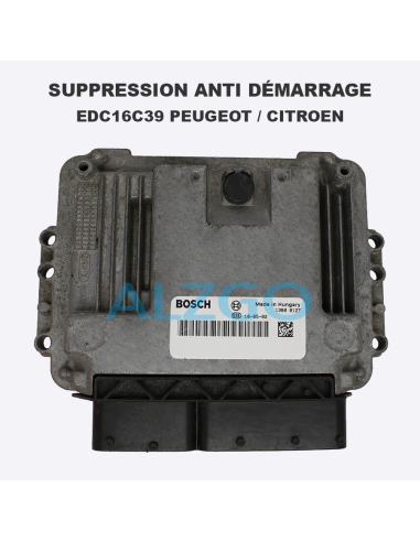 SUPPRESSION ANTI DEMARRAGE EDC16C39...