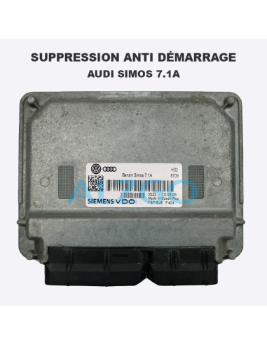 SUPPRESSION ANTI DEMARRAGE AUDI SIMOS...