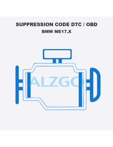 SUPPRESSION CODE DTC / OBD BMW ME17.X