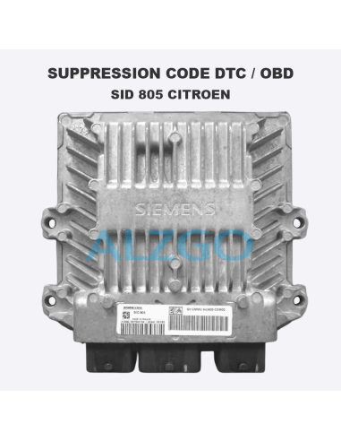 SUPPRESSION ANTI DEMARRAGE SID 805...