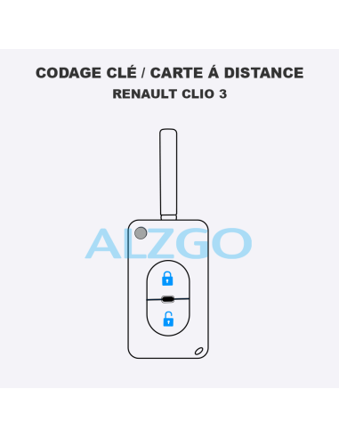 CODAGE CLE / CARTE A DISTANCE RENAULT...