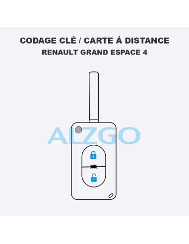 CODAGE CLE / CARTE A DISTANCE RENAULT...
