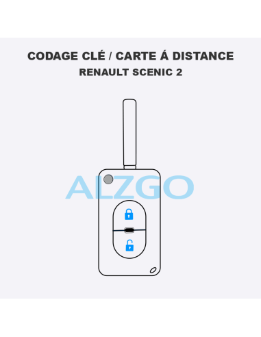 CODAGE CLE / CARTE A DISTANCE RENAULT...