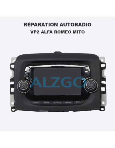 REPARATION AUTORADIO VP2 ALFA ROMEO MITO