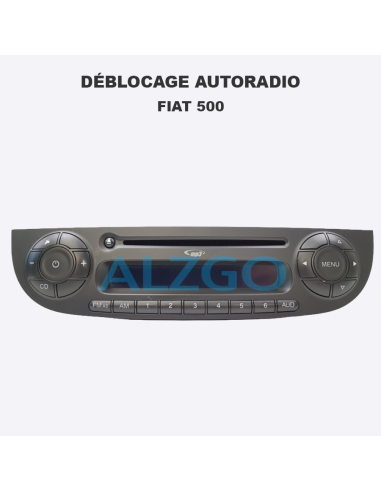DEBLOCAGE AUTORADIO FIAT 500