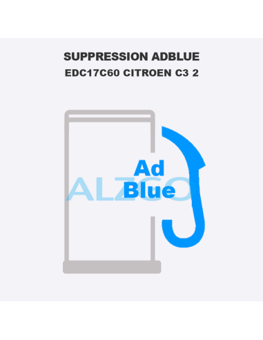 SUPPRESSION ADBLUE EDC17C60 CITROEN C3 2