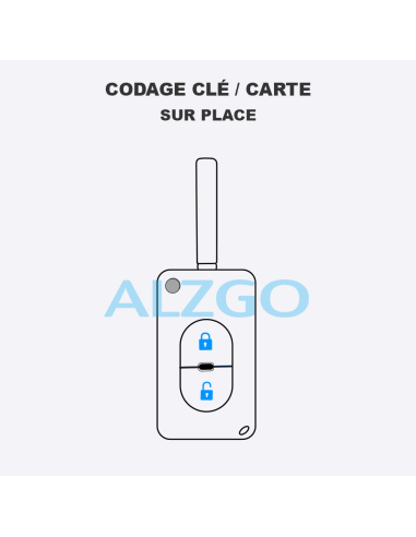CODAGE CLE / CARTE SUR PLACE