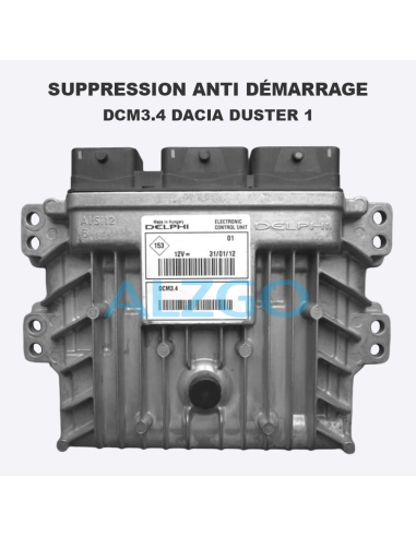 SUPPRESSION ANTI DEMARRAGE DCM3.4...