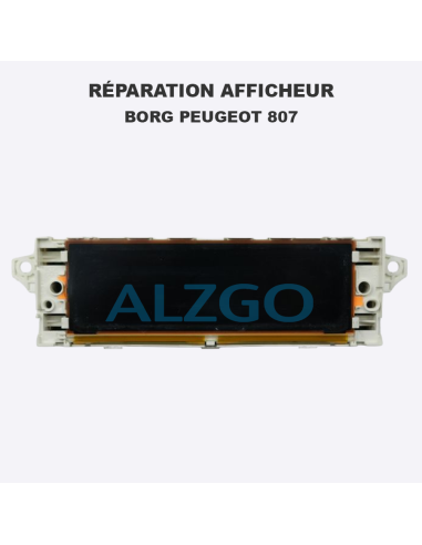 REPARATION AFFICHEUR BORG PEUGEOT 807
