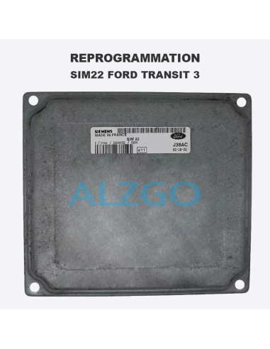 REPROGRAMMATION SIM22 FORD TRANSIT 3