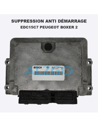 SUPPRESSION ANTI DEMARRAGE EDC15C7...