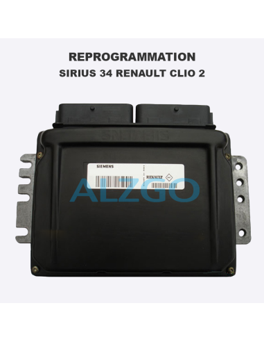 REPROGRAMMATION SIRIUS 34 RENAULT CLIO 2