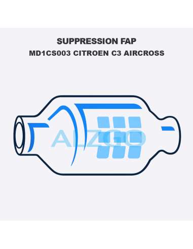 SUPPRESSION FAP MD1CS003 CITROEN C3...
