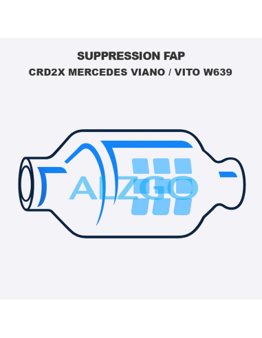 SUPPRESSION FAP CRD2X MERCEDES VIANO...