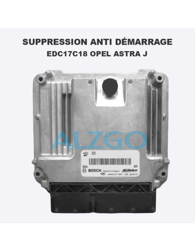 SUPPRESSION ANTI DEMARRAGE EDC17C18...