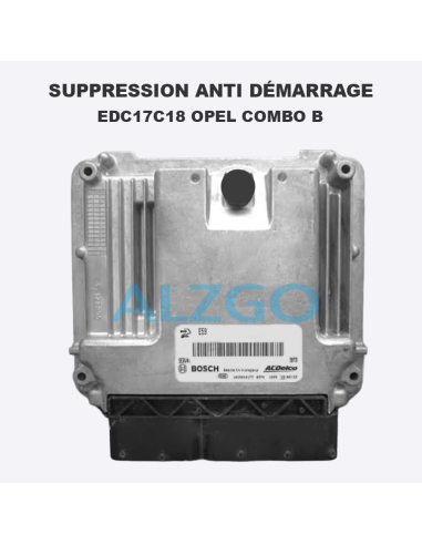 SUPPRESSION ANTI DEMARRAGE EDC17C18...