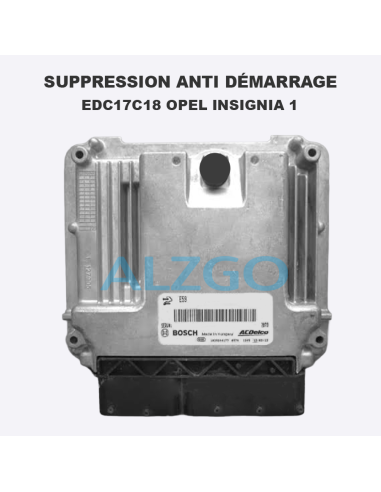 SUPPRESSION ANTI DEMARRAGE EDC17C18...