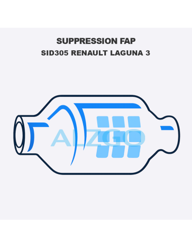 SUPPRESSION FAP SID305 RENAULT LAGUNA 3