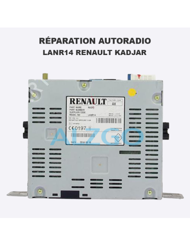 REPARATION AUTORADIO LANR14 RENAULT...