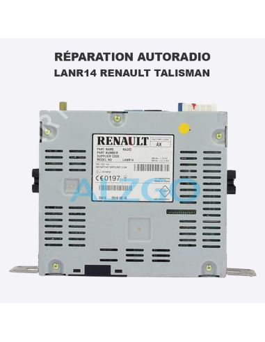REPARATION AUTORADIO LANR14 RENAULT...