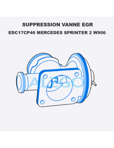 SUPPRESSION VANNE EGR EDC17CP46...