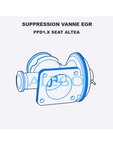 SUPPRESSION VANNE EGR PPD1.X SEAT ALTEA