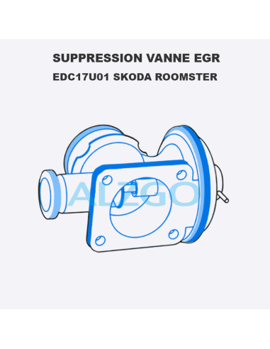 SUPPRESSION VANNE EGR EDC17U01 SKODA...