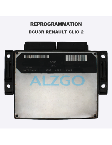 REPROGRAMMATION DCU3R RENAULT CLIO 2