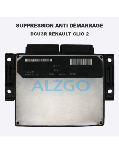 SUPPRESSION ANTI DEMARRAGE DCU3R...