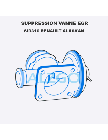 SUPPRESSION VANNE EGR SID310 RENAULT...