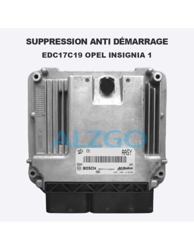SUPPRESSION ANTI DEMARRAGE EDC17C19...