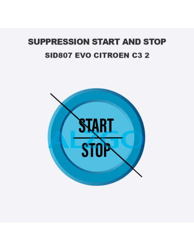 SUPPRESSION START AND STOP SID807 EVO...