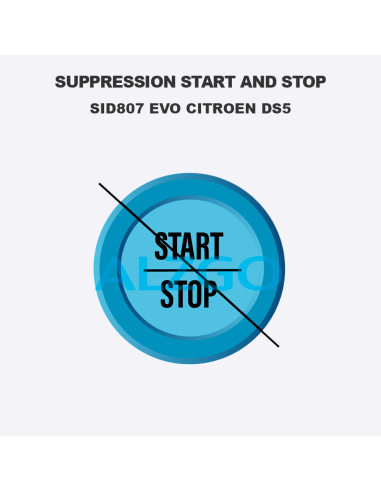 SUPPRESSION START AND STOP SID807 EVO...