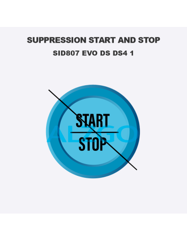 SUPPRESSION START AND STOP SID807 EVO...