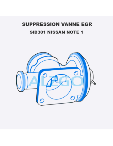 SUPPRESSION VANNE EGR SID301 NISSAN...